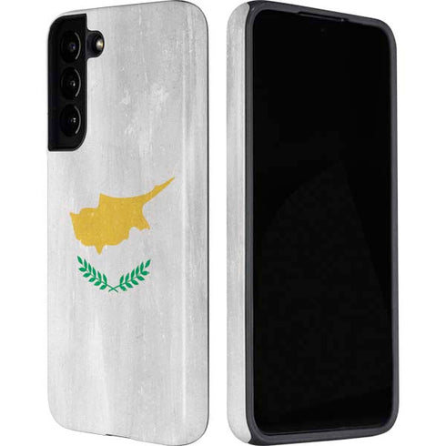 Cyprus Flag Distressed Galaxy S22 Plus Pro Case